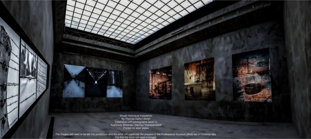  Shoah  Room  of Photograophy on steelplates 